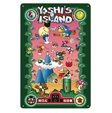 Yoshi's Island Nintendo Retro Video Game Metal Poster Tin Sign 20*30cm picture