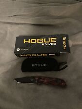 Hogue Deka ABLE lock Red Lava Knife Center G10 Limited Edition. picture
