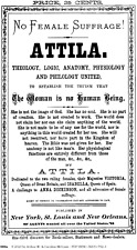 No Female Suffrage Attila - ca 1865 - unknown - PDF picture