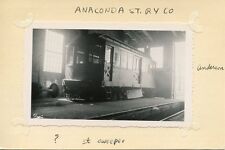 V127 RP 1920s? ANACONDA MT STREET RAILWAY CO STREET SWEEPER CAR picture