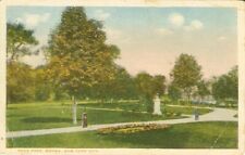 Postcard Edgar Allan Poe Park and Statue Fordham Bronx  NY  NYC  1909 picture