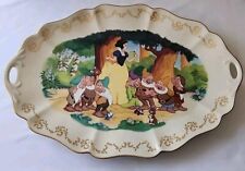 Lenox Disney Snow White & The 7 Dwarfs Fine Ivory China Serving Platter 16
