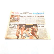 The Saturday Oklahoman Sports Dec. 31 1994 NCAA Basketball OKC Yakima OU Penn picture