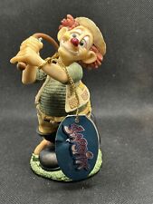 Vintage 1997 Slapstix “Hooked On Fishing” Hand-Painted Resin Clown Figurine  picture