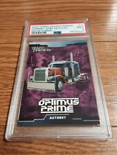 2007 Topps Transformers Optimus Prime Movie Card PSA 9 Mint *POP 1 NONE HIGHER* picture