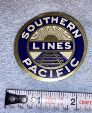 Vintage Southern Pacific Luggage Sticker Train Railroad picture