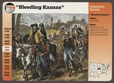 Bleeding Kansas  Story of America History Card Events picture