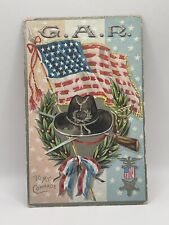 Antique Vtg Embossed Grand Army Of The Republic GAR Civil War Veteran Postcard picture