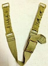 LOT of 10 WWII British Army Brodie Helmet Chin Strap - Repro x 10 picture