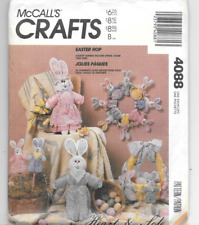 McCall's Crafts 4088, Easter Hop, Stuffed Bunny Patterns, Cloth Rabbit, Sewing picture