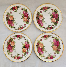 Royal Albert Old Country Roses Coasters Set of 4 Mint 4.75