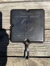 Vintage Griswold Colonial Breakfast Skillet 666 picture