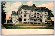Whitehall & Brooklawn Hotel Cleveland Ohio OH 1907 Postcard picture