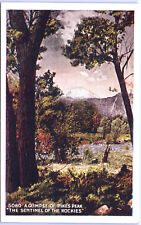 Postcard CO A Glimpse of Pike's Peak  The Sentinel of the Rockies c.1920's  M4 picture