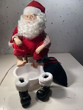 Telco Animated Santa Oh My Feet. Tested And Working. Non Smoking Home picture