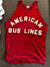 vintage 50s-60s Russell sports jersey american bus lines picture