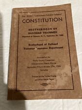VTG 1964 Constitution Brotherhood of Railroad Trainmen Insurance Train picture
