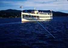 1950s 35mm Red Border Slides The Mohican Cruise Boat Lake George New York #1265 picture