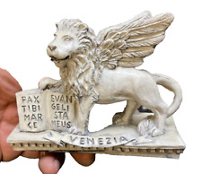 SALE The Lion of St. Mark Venice Figurine Sculpture, Made in Italy picture