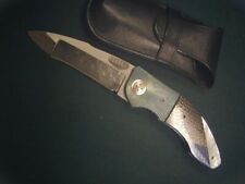 Allen Elishewitz Custom Knives Damascus blade carbon-pearl handle picture