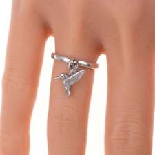 Sz6 Retired James Avery Sterling Hummingbird ring picture