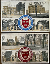 Two Postcards Multiple Views of Harvard University in Cambridge, Massachusetts picture