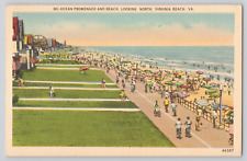 Postcard Ocean Promenade and Beach, Virginia Beach, Virginia picture