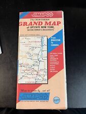 VINTAGE JIMAPCO ROAD MAP GRAND MAP OF JUPSTATE NEW YORK picture