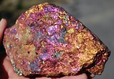 Irridescent Peacock Copper • Chalcopyrite from Mexico • 1 lb. 13.8 oz. picture