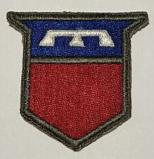 WWII US Army 76th Infantry Division Cut Edge Patch OD Border No Glow WHITEBACK picture