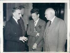 1939 Press Photo DC Robert H Montgomery, Sen Joseph O'Mahoney, EL Davis picture