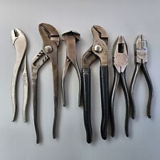 Vintage Pliers Lot Channellock Willard Crescent Utica And Others picture