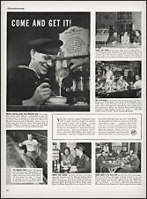 1941 U S WW2 Navy Military lunch counters Heniz 57 vintage photo print ad adL5 picture