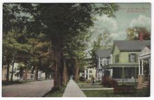 Northville, New York, Vintage Postcard View on South Main Street, 1910 picture