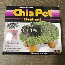 Chia Pet Elephant Handmade Decorative Planter With Box Watch it Grow Gift New picture