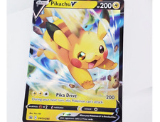 Pikachu V SWSH285 Black Star Promo Crown Zenith Pokemon TCG Card picture