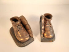 Antique Child's Shoe Bookends From The 1950's picture