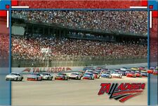 Talladega Superspeedway, Cars on Track NASCAR Talladega County AL Postcard A13 picture