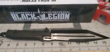 Black legion knife. Never used. Box but no sheath.  Original edge. picture