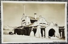 Antique Postcard Rhyolite Nevada Ghost Casino Train Depot RPPC REAL PHOTO picture