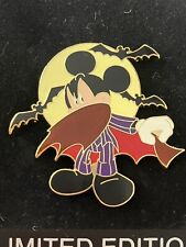 LE 125 Disney Pin Mickey Mouse Vampire Costume Halloween Bats NIP 2009 Rare picture
