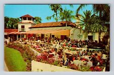 Cypress Gardens FL-Florida, Colorful Palm Dining Terrace, Vintage Postcard picture