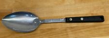 Vintage ECKO Forge Stainless Black Handle USA Solid Spoon 11