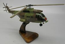 SA-330 Puma Aerospatiale Helicopter Desktop Kiln Wood Model Large  picture