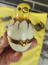 Authentic Limoges France Lil Chick Trinket. picture