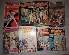 Wonder Woman Comic Lot Of 8 #191-192-194-195-196-212-219-222 DC Comics VG/FN picture