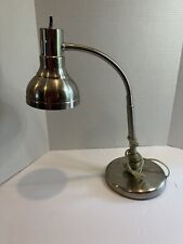 Vintage Chrome Gooseneck Adjustable Desk Table Lamp WORKS MCM Style picture
