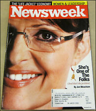 10/13/2008 Newsweek Magazine Sarah Palin Women & Leadership Joe Biden picture