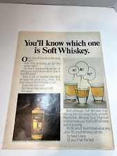 Vtg 1967 Print Ad ~ Calvert Extra Blended Whiskey ~You'll Know Which One is Soft picture