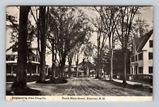 Hanover NH-New Hampshire, North Main Street, Antique Vintage c1917 Postcard picture